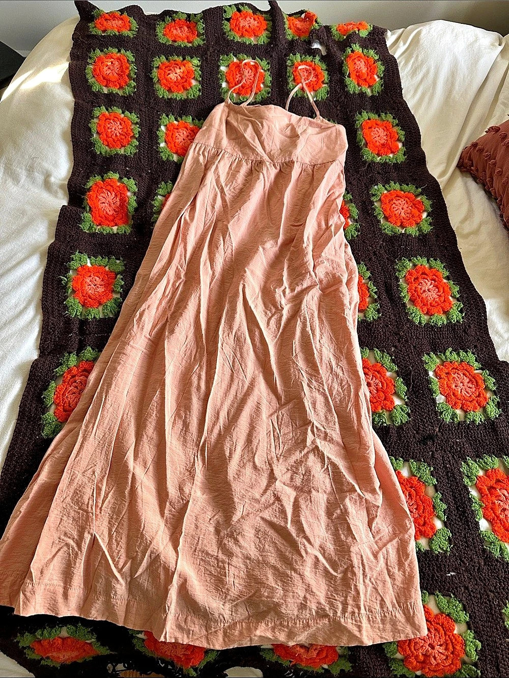 a new day Pink Maxi Dress Size Large Like New